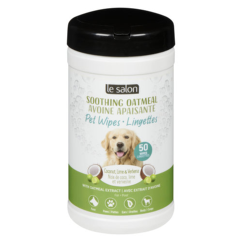 Le Salon - Dog Wipes, Oatmeal