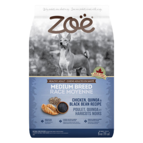 Zoe - Dry Dog Food, Chicken Quinoa & Black Bean