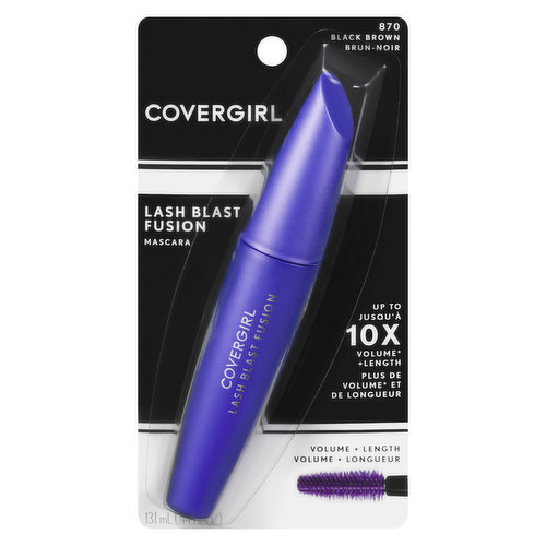 Cover Girl - Lashblast Fusion Volume + Length - Black Brown