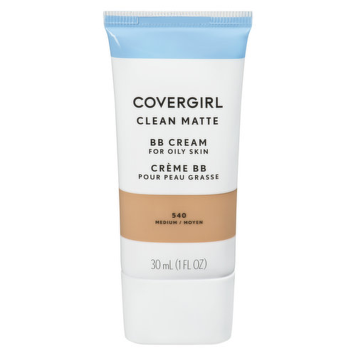 Cover Girl - Clean Matte BB Cream For Oily Skin - Medium