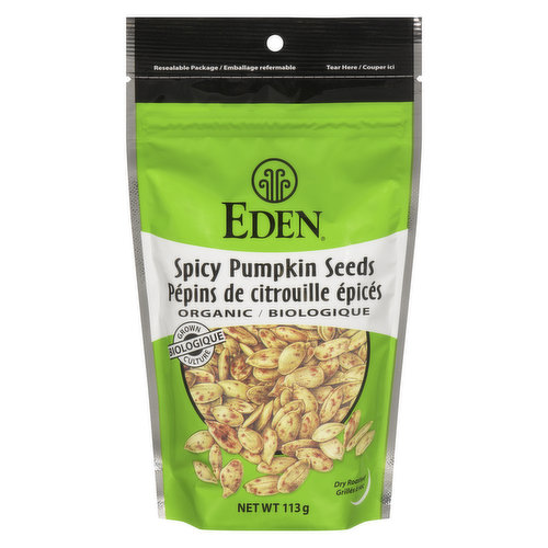 Eden Foods - Spicy Pumpkin Seeds Dry Roasted