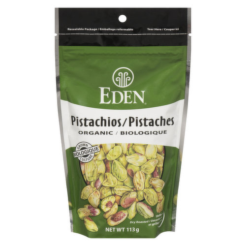 Eden Foods - Pistachios Shelled & Roasted
