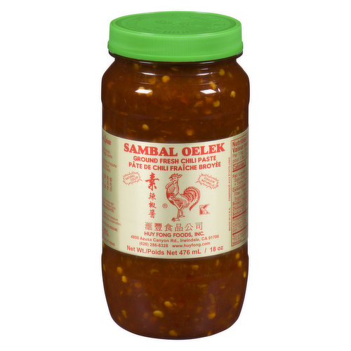 Huy Fong Foods - Sambal Oeleck Chili Paste