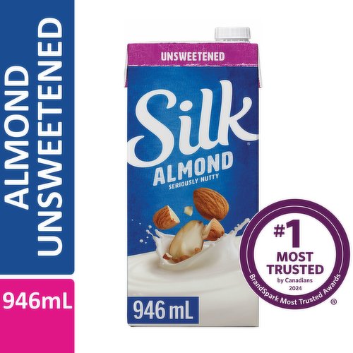 Oh, yes, it is a mere 30 calories per serving. Enjoy the goodness of Silk Unsweetened Original Almond Beverage for less than half the calories of skim milk. Over cereal, in recipes and more, you wont miss the sugar, and youll be delighted by the taste.