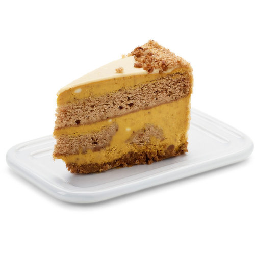 Bake Shop - Pumpkin Spice Cheesecake Slice