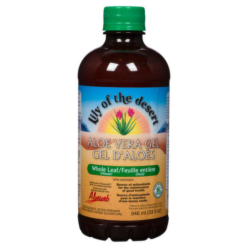 Lily Of The Desert - Aloe Vera Gel Whole Leaf