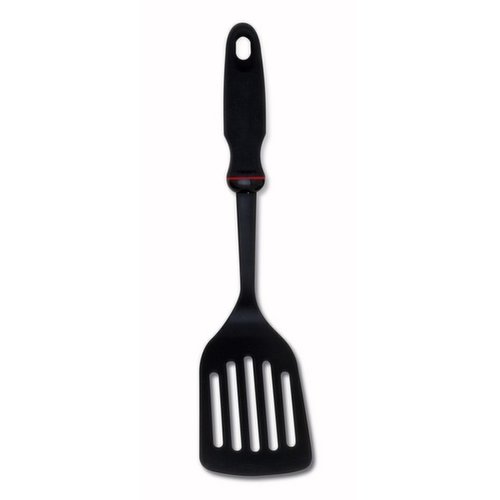 The handle has a patented shape, ergonomically designed to fit perfectly for right and left hand use. Compatible with nonstick cookware. High heat resistant to 410F/210C.