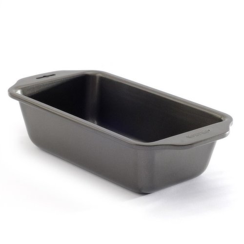 Uniquely designed wide lip edge is ideal for ease in handling. Nonstick finish makes removal of baked goods effortless and cleaning easy. Measures: 7cm x 23cm x 13cm. Hand washing recommended.
