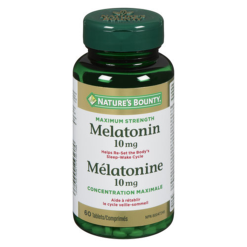 Nature's Bounty - Maximum Strength Melatonin 10mg