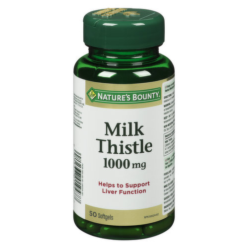 Natures Bounty - Milk Thistle 1000mg