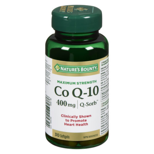 Nature's Bounty - Co Q-10 400mg Q-Sorb