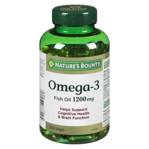 Nature's Bounty - Omega-3 Fish Oil 1200mg