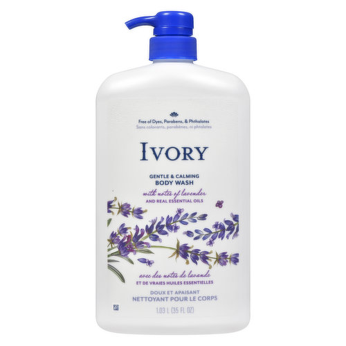 Ivory - Mild & Gentle Body Wash Lavender