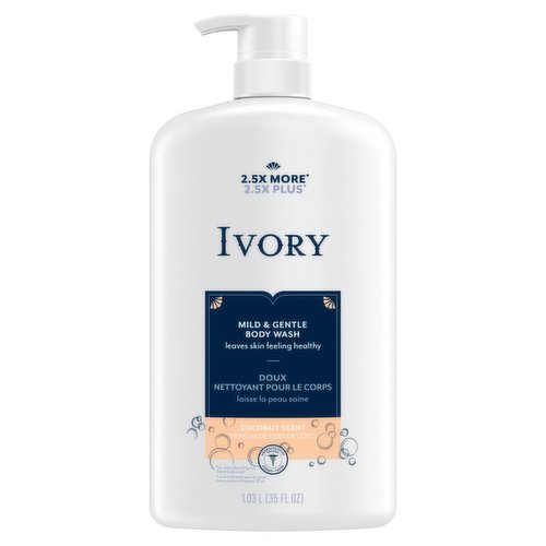 Ivory - Mild & Gentle Body Wash Coconut