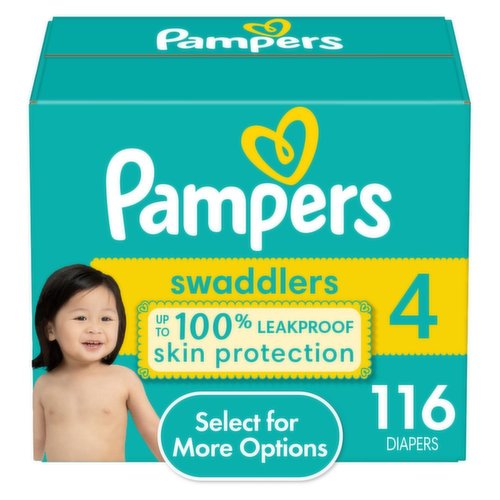 Pampers - Swaddlers Diapers Size 4