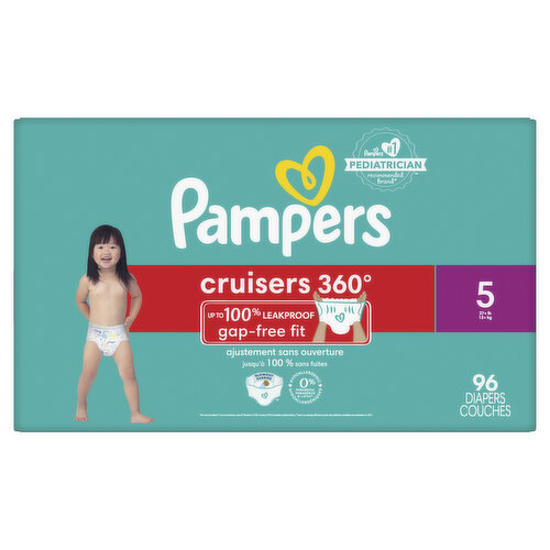 Pampers - Cruisers Diapers 360 S5 Huge