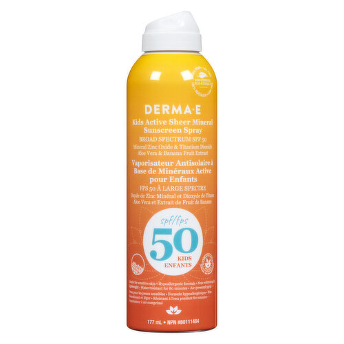 Derma E - Kid's Spray Sunscreen SPF 50