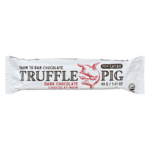 Truffle Pig - 70% Dark Chocolate Bar
