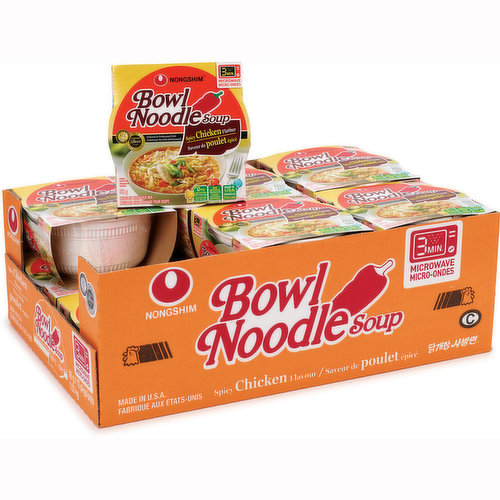 Nongshim Noodle Bowl: Spicy Chicken