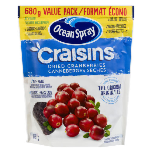 Ocean Spray - Craisins Dried Cranberries Original