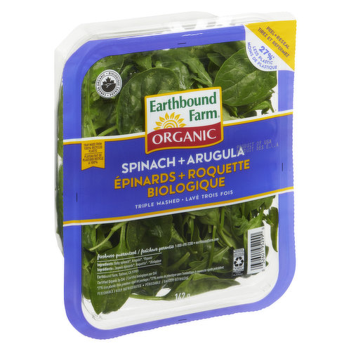 Earthbound Farms - Spinach & Arugula Salad Organic