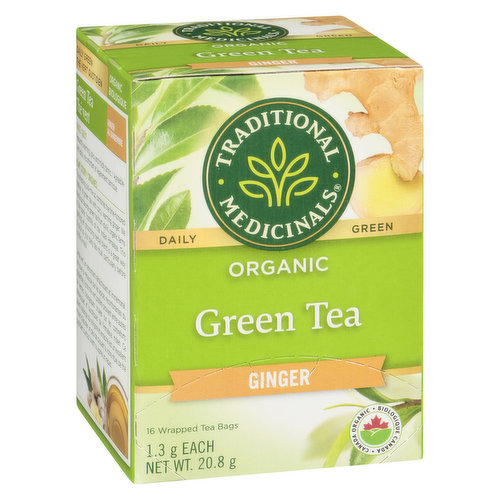 Traditional Medicinals - Green Tea Ginger