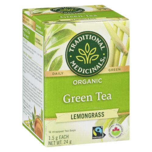 Traditional Medicinals - Tea Green with Lemongrass