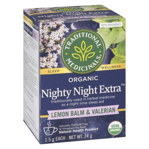 Traditional Medicinals - Tea Nighty Night Valerian