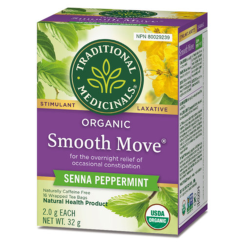 Traditional Medicinals - Tea Smooth Move Peppermint