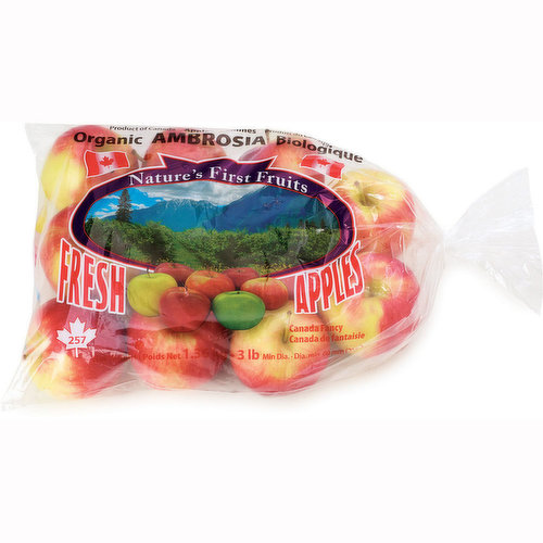 Apples Fuji Organic - 3 lb bag