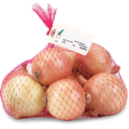 Onions - Organic, Medium 3lb