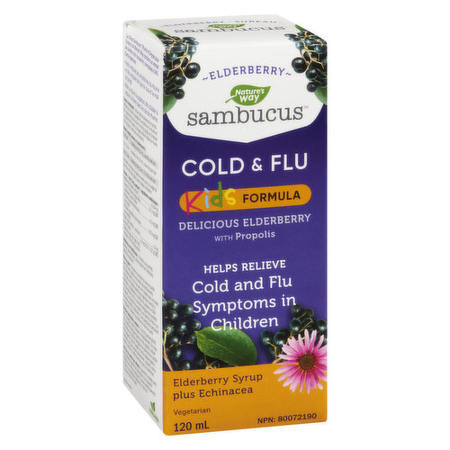 Nature's Way - Sambucus Cold & Flu Care Syrup Kids