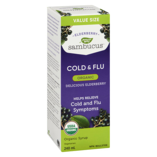 Nature's Way - Organic Sambucus Cold & Flu Relief