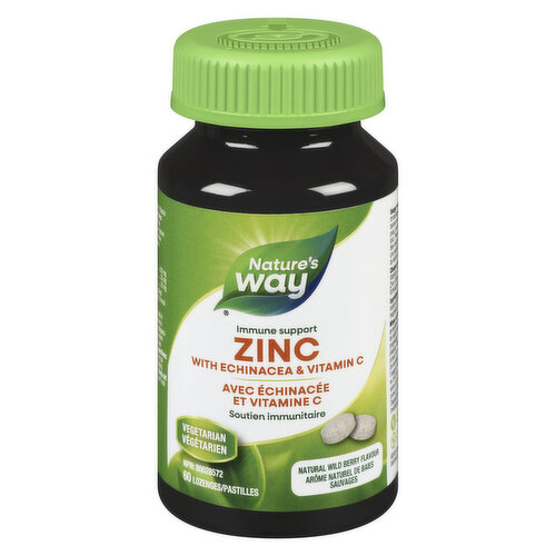 Nature's Way - Zinc Lozenges with Echinacea & Vitamin C