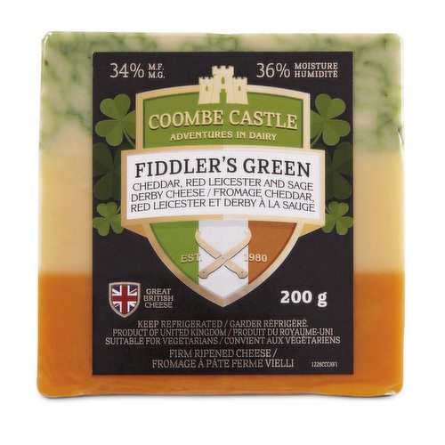 Coombe Castle - Fiddlers Green Cheddar Cheese