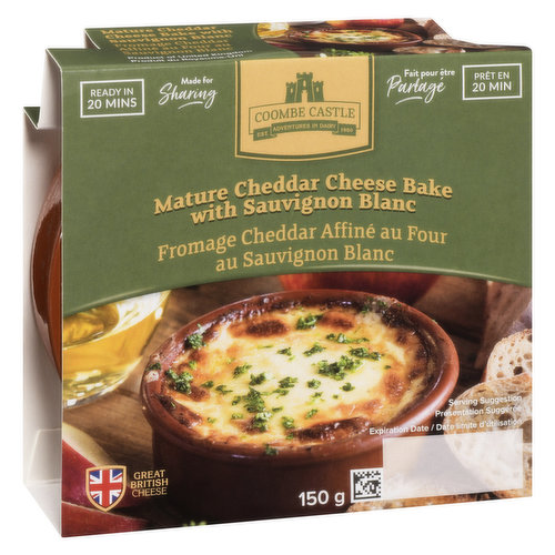 Coombe Castle - Mature Cheddar Cheese Bake with Sauvignon Blanc