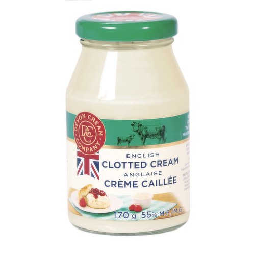 Silky smooth & indulgently creamy. Serve with warm scones & strawberry jam or fresh fruit. The essential ingredient to a traditional English cream tea. 55% M.F. Product of England.