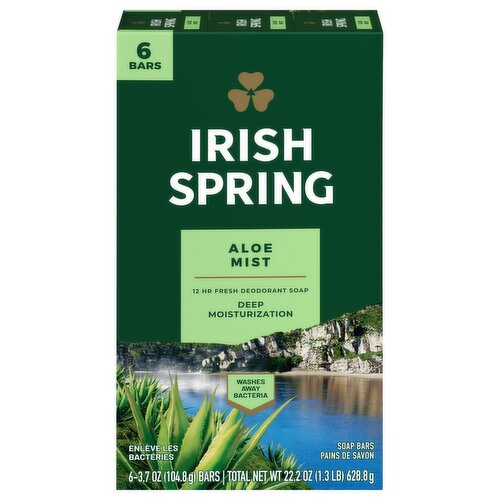 Irish Spring - Aloe Mist Soap Bars
