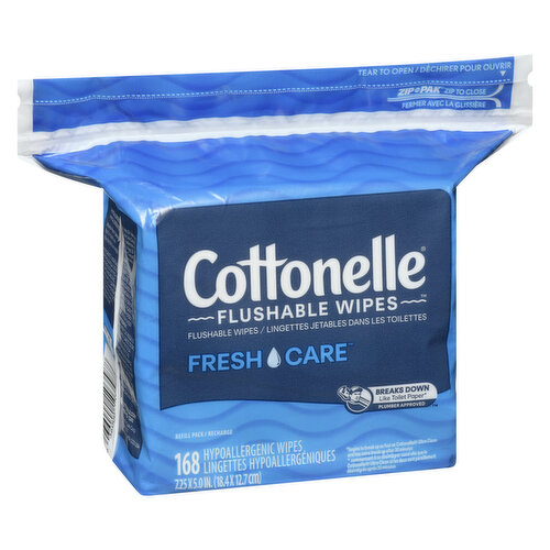 Fresh Care Flushable Wipes