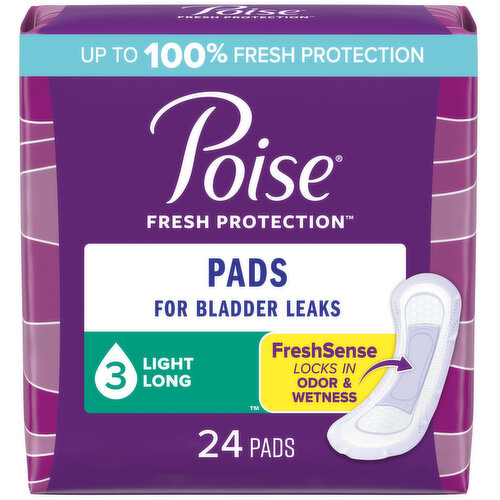 Poise - Ultra Thin Pads 3in1 - Long - Urban Fare