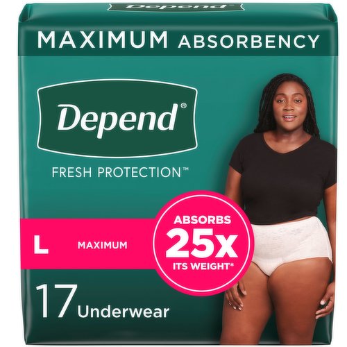 New Comfortable Fit. Maximum Absorbency.