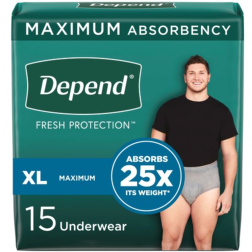 More flexible to move with you. Featuring all-around leg elastics and a smooth, close-to-body fit, this slip-on bladder leakage protection is soft, quiet, and breathable for outstanding comfort.