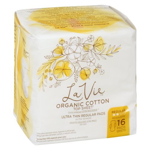 La Vie - Organic Cotton Regular Pad - Save-On-Foods