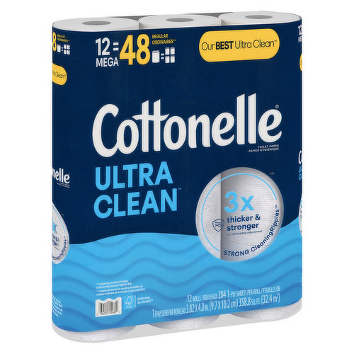 Cottonelle - Cottonelle Mega Roll Ultra Clean