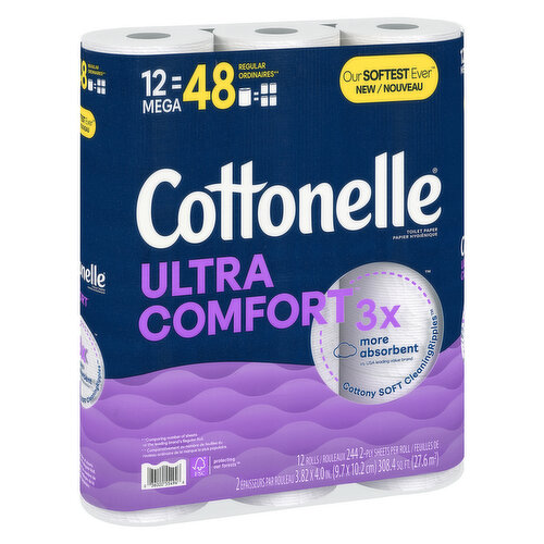 Cottonelle - Cottonelle Mega Roll Ultra Comfort