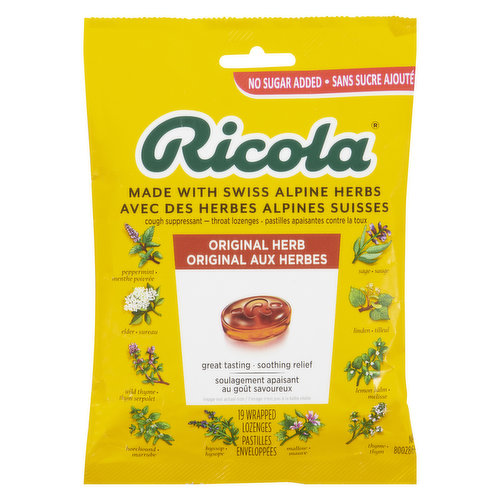 Ricola - Mountain Herb Lozenges