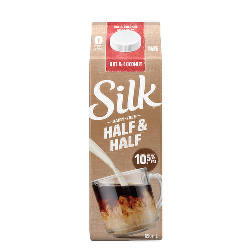 Silk - Oat & Coconut Half & Half Coffee Creamer 10.5% M.F