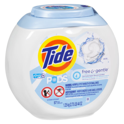 Tide - Pods Laundry Detergent - Free And Gentle