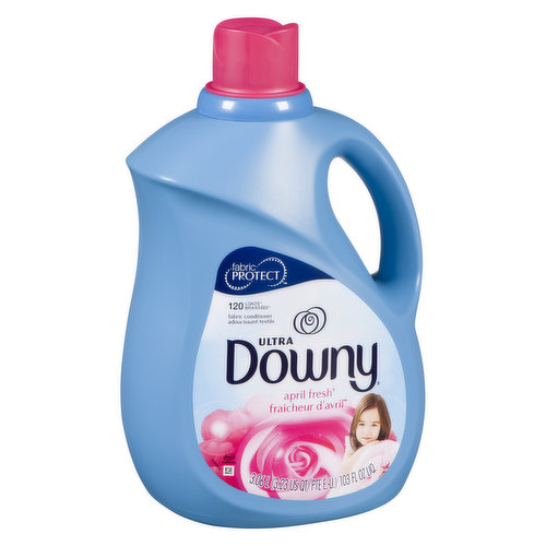 Ultra Downy is the leading liquid fabric softener formulated to help keep colors bright and reduce fading by reducing the dulling effect chlorine has during the wash cycle.