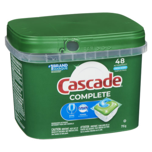 cascade - Complete Action Pacs Fresh Scent Dawn